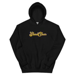 Embroidered Script Hoodie